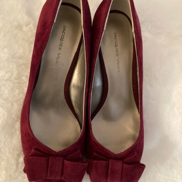 Brand New Jacques Vert Suede Women's Mid Heel Shoes - Picture 1 of 6